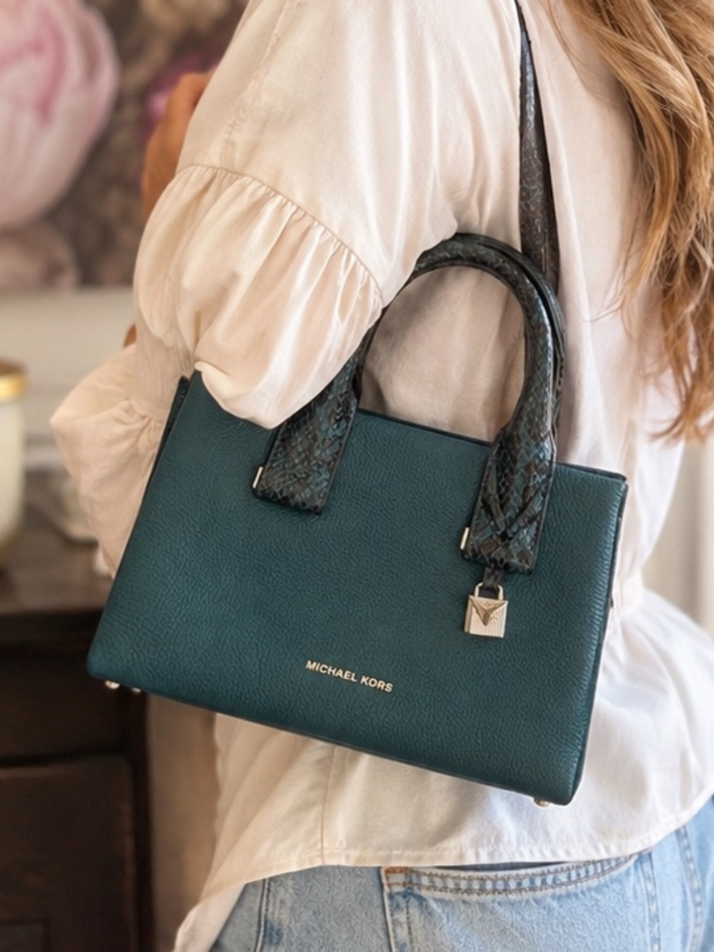 Michael Kors Rollins Leather
Satchel